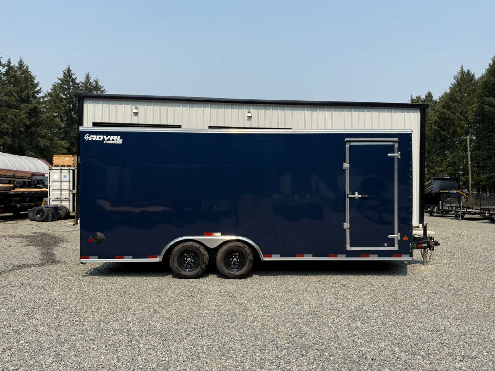 Photo of 2026 Royal Cargo 8.5X20+V-Nose 11,400LB GVWR - 86" Interior - Ramp Door