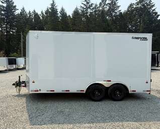 Thumbnail Photo of 2027 Royal Cargo 8.5X16+V 11,400LB GVW - BARN DOORS - 86" INTERIOR