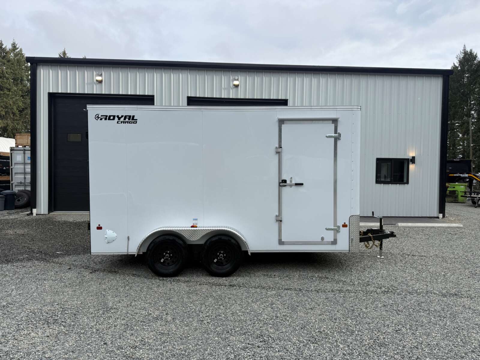 Photo of 2027 ROYAL 7X14 FLAT FRONT - 7,700LB GVW CARGO TRAILER - 86" INTERIOR - BARN DOORS 