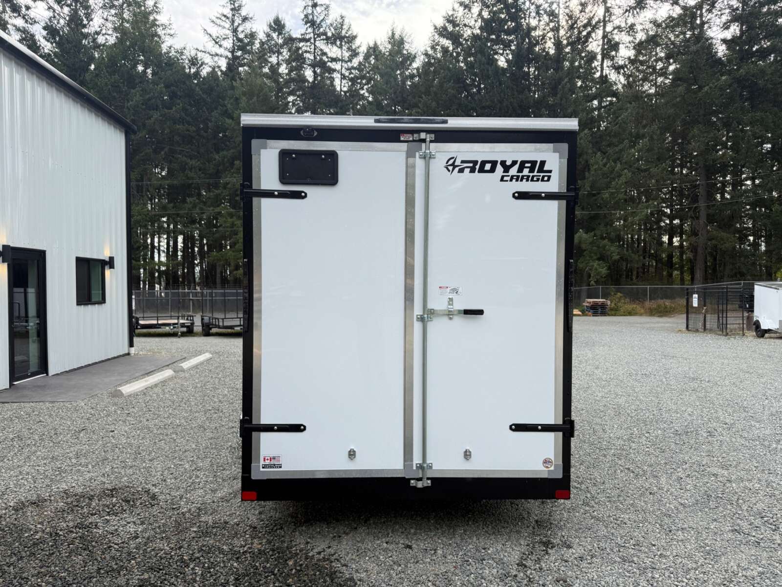 Photo of 2027 ROYAL 7X14 FLAT FRONT - 7,700LB GVW CARGO TRAILER - 86" INTERIOR - BARN DOORS 