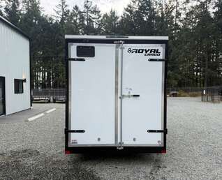 Thumbnail Photo of 2027 ROYAL 7X14 FLAT FRONT - 7,700LB GVW CARGO TRAILER - 86" INTERIOR - BARN DOORS 