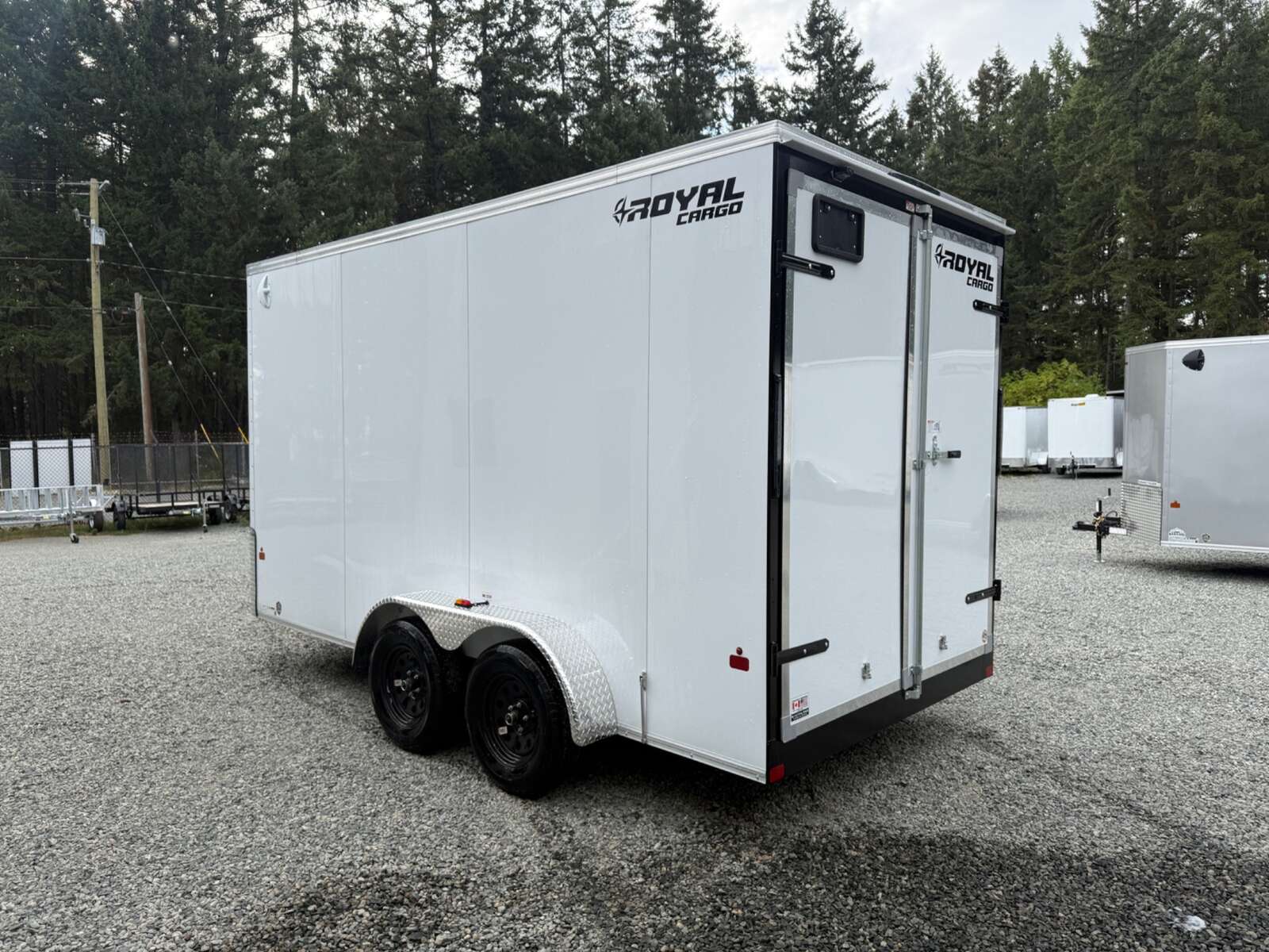 Photo of 2027 ROYAL 7X14 FLAT FRONT - 7,700LB GVW CARGO TRAILER - 86" INTERIOR - BARN DOORS 