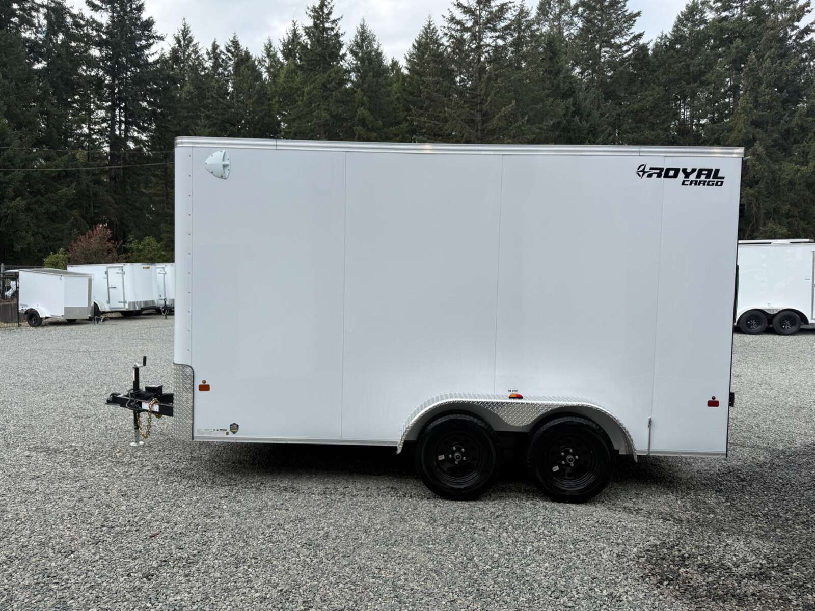 Photo of 2027 ROYAL 7X14 FLAT FRONT - 7,700LB GVW CARGO TRAILER - 86" INTERIOR - BARN DOORS 