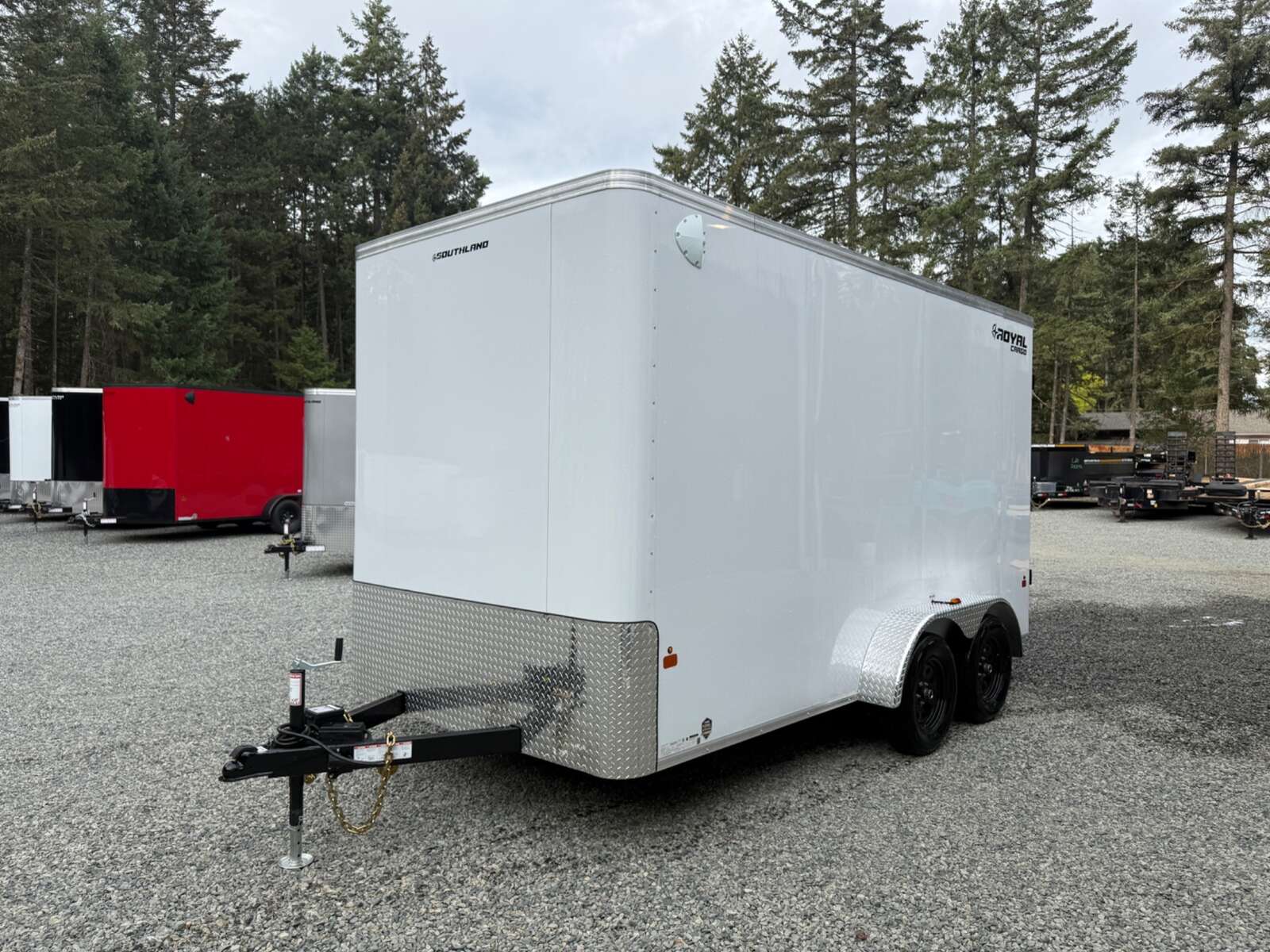 Photo of 2027 ROYAL 7X14 FLAT FRONT - 7,700LB GVW CARGO TRAILER - 86" INTERIOR - BARN DOORS 