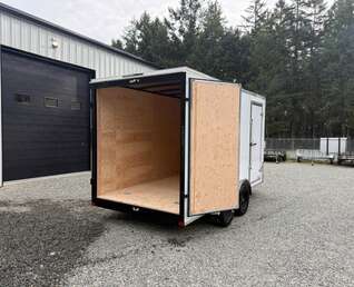 Thumbnail Photo of 2027 ROYAL 7X14 FLAT FRONT - 7,700LB GVW CARGO TRAILER - 86" INTERIOR - BARN DOORS 