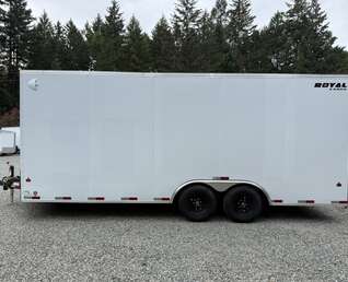 Thumbnail Photo of 2027 Royal Cargo 8.5X20+V-Nose 11,400LB GVWR - 86" Interior - Ramp Door