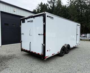 Thumbnail Photo of 2027 Royal Cargo 8.5X20+V-Nose 11,400LB GVWR - 86" Interior - Ramp Door