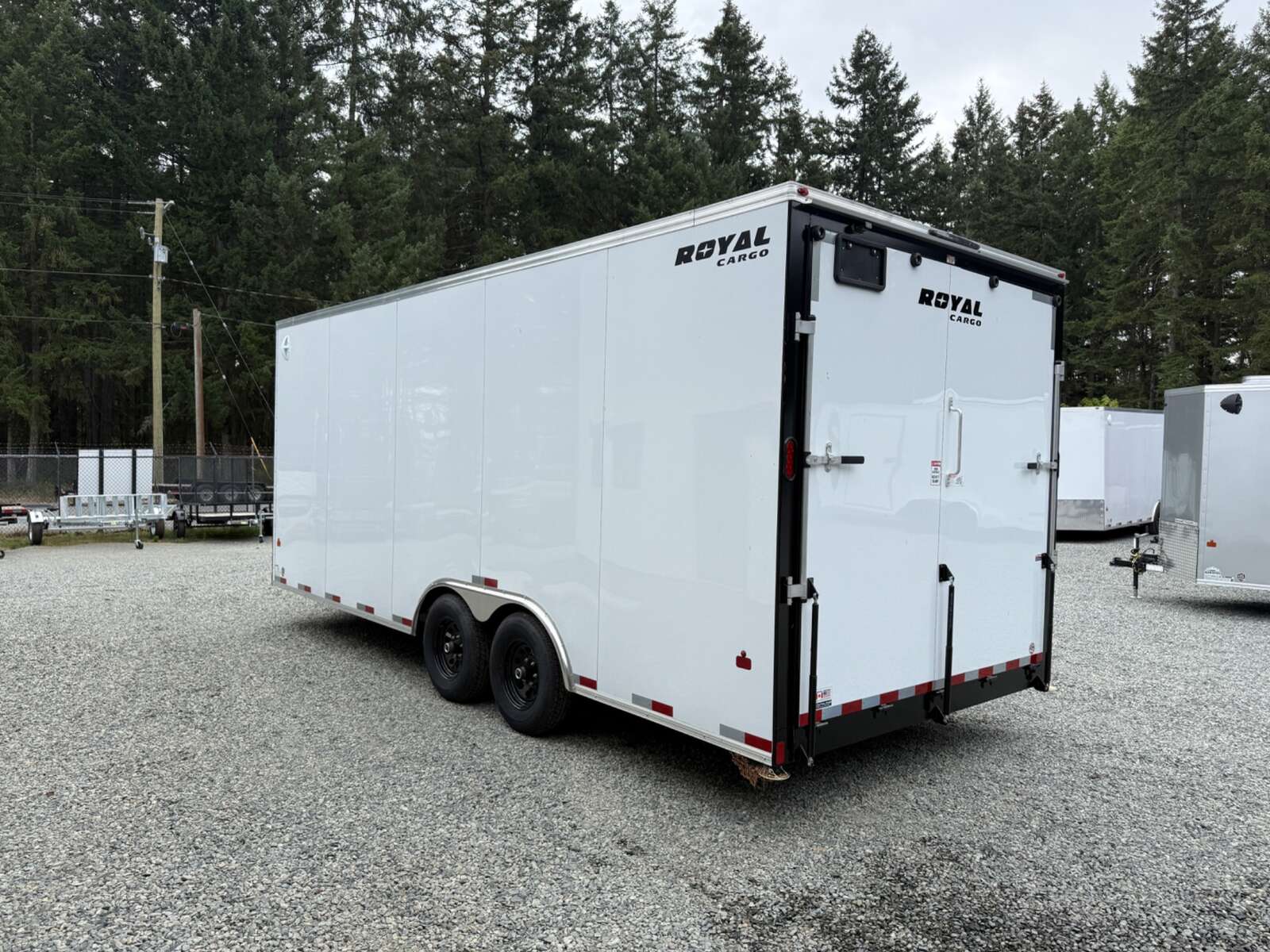 Photo of 2027 Royal Cargo 8.5X20+V-Nose 11,400LB GVWR - 86" Interior - Ramp Door