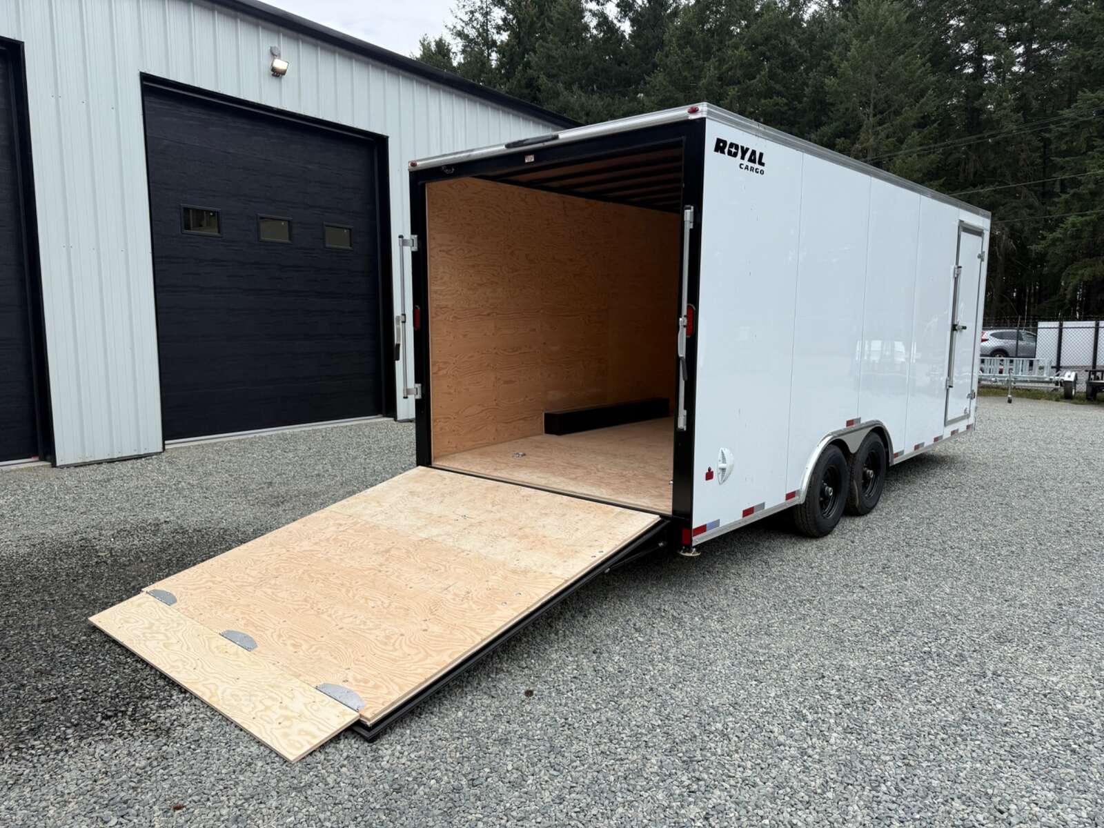 Photo of 2027 Royal Cargo 8.5X20+V-Nose 11,400LB GVWR - 86" Interior - Ramp Door