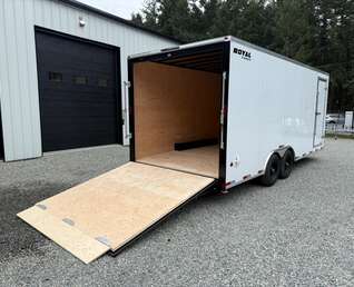 Thumbnail Photo of 2027 Royal Cargo 8.5X20+V-Nose 11,400LB GVWR - 86" Interior - Ramp Door