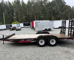Thumbnail Photo of 2017 Double A 18' Equipment Trailer - 14,000LB GVWR