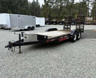 Thumbnail Photo of 2017 Double A 18' Equipment Trailer - 14,000LB GVWR