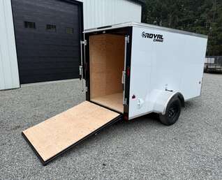 Thumbnail Photo of 2027 Royal Cargo 5X10+V 2990LB GVW - RAMP DOOR - 64" INTERIOR 