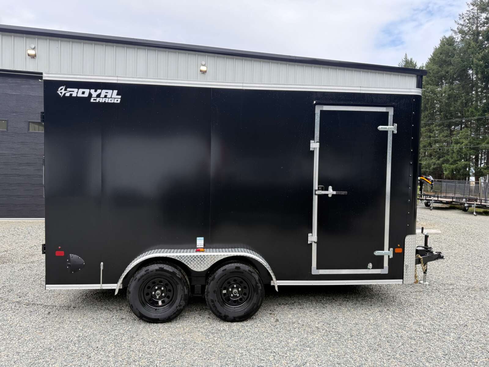 Photo of 2026 ROYAL 7X14 FLAT FRONT - 7,700LB GVW CARGO TRAILER - 86" INTERIOR - BARN DOORS 