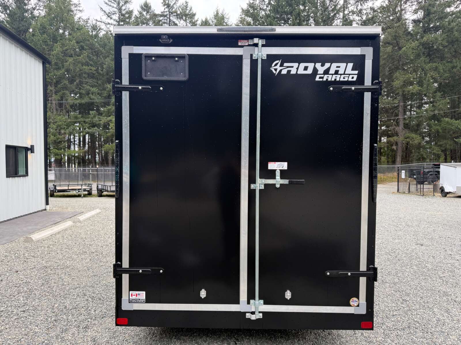 Photo of 2026 ROYAL 7X14 FLAT FRONT - 7,700LB GVW CARGO TRAILER - 86" INTERIOR - BARN DOORS 
