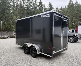 Thumbnail Photo of 2026 ROYAL 7X14 FLAT FRONT - 7,700LB GVW CARGO TRAILER - 86" INTERIOR - BARN DOORS 