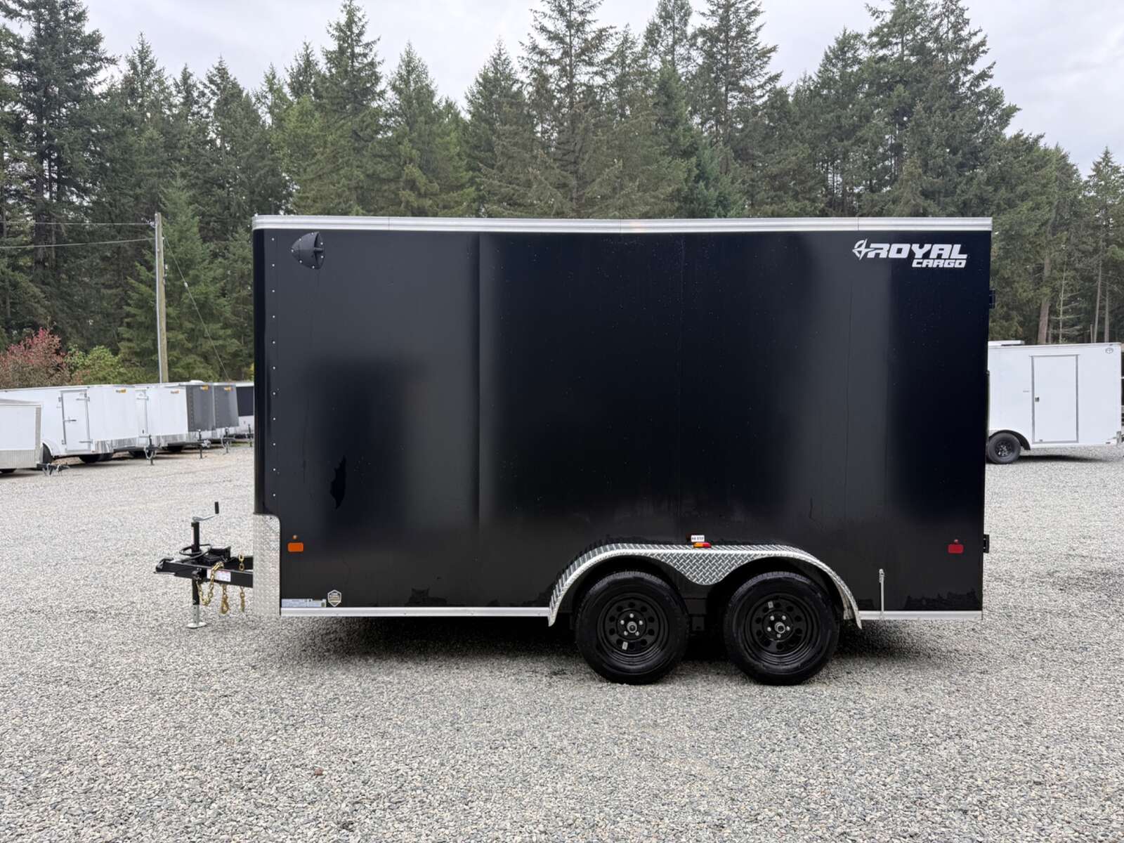 Photo of 2026 ROYAL 7X14 FLAT FRONT - 7,700LB GVW CARGO TRAILER - 86" INTERIOR - BARN DOORS 