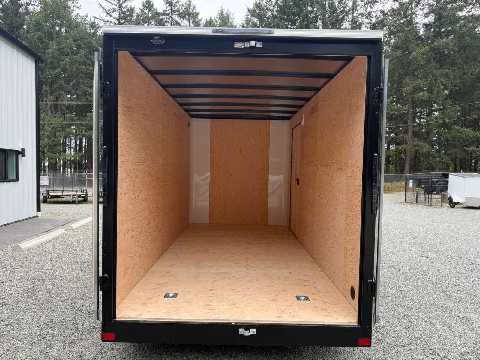 Photo of 2026 ROYAL 7X14 FLAT FRONT - 7,700LB GVW CARGO TRAILER - 86" INTERIOR - BARN DOORS 