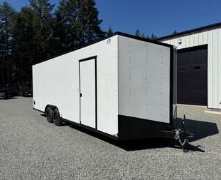 Thumbnail Photo of 2027 Cargo King NOMAD 8.5X24' + V-Nose Car Hauler - 9800LB GVWR - Ramp Door - Blackout Pkg