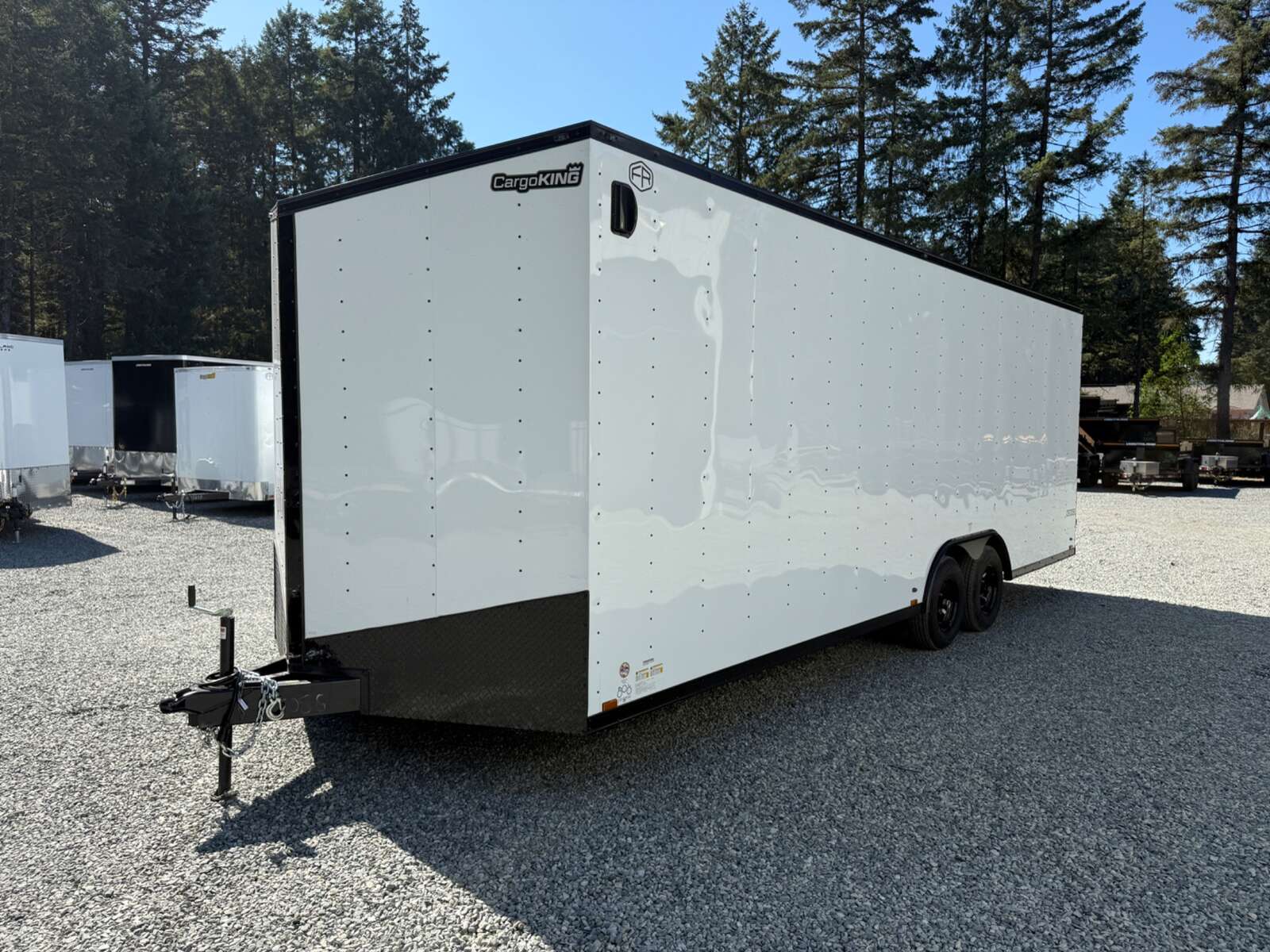 Photo of 2027 Cargo King NOMAD 8.5X24' + V-Nose Car Hauler - 9800LB GVWR - Ramp Door - Blackout Pkg