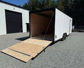 Thumbnail Photo of 2027 Cargo King NOMAD 8.5X24' + V-Nose Car Hauler - 9800LB GVWR - Ramp Door - Blackout Pkg