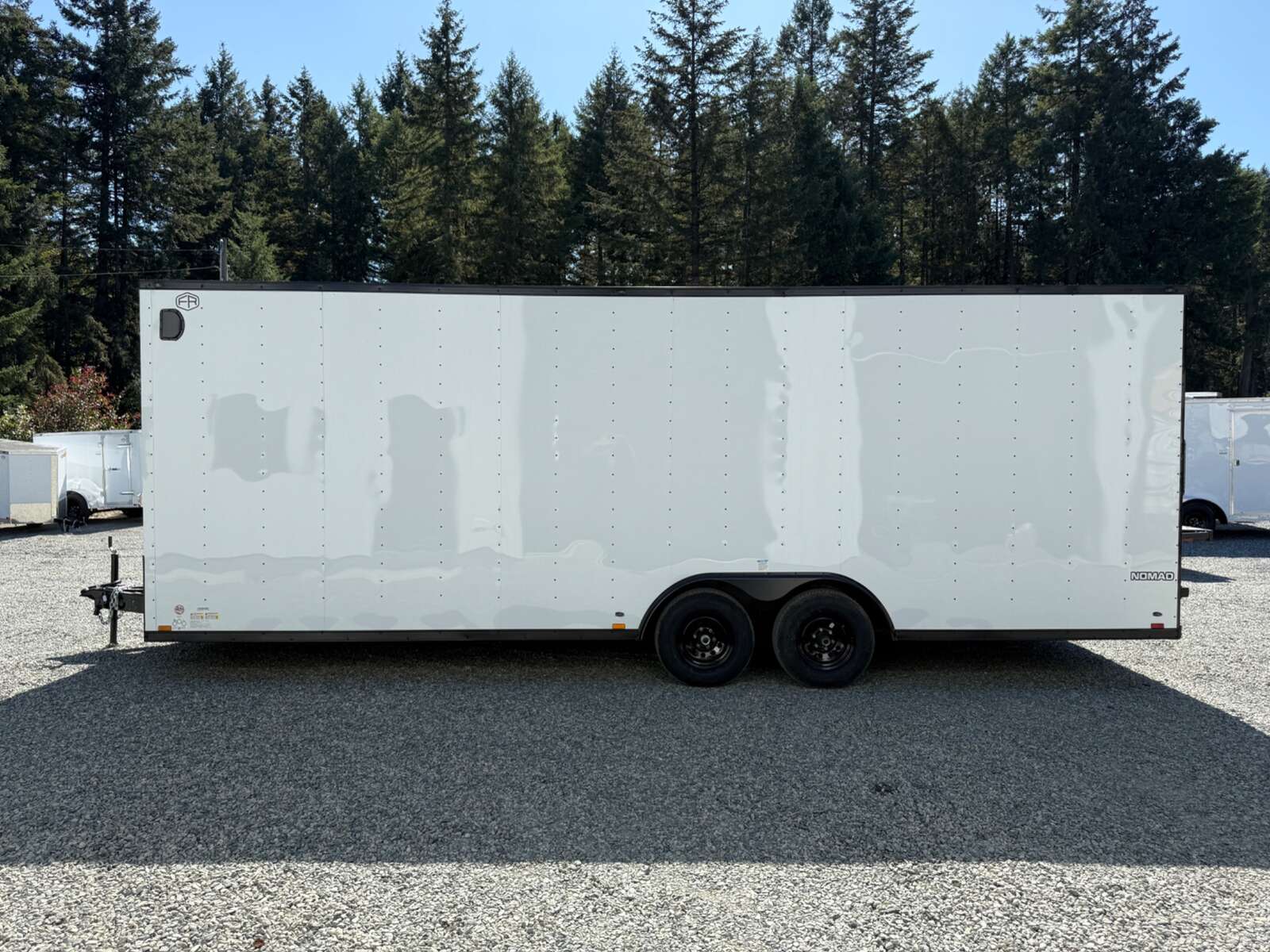 Photo of 2027 Cargo King NOMAD 8.5X24' + V-Nose Car Hauler - 9800LB GVWR - Ramp Door - Blackout Pkg
