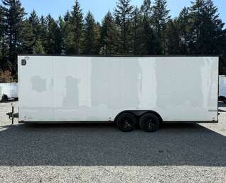 Thumbnail Photo of 2027 Cargo King NOMAD 8.5X24' + V-Nose Car Hauler - 9800LB GVWR - Ramp Door - Blackout Pkg
