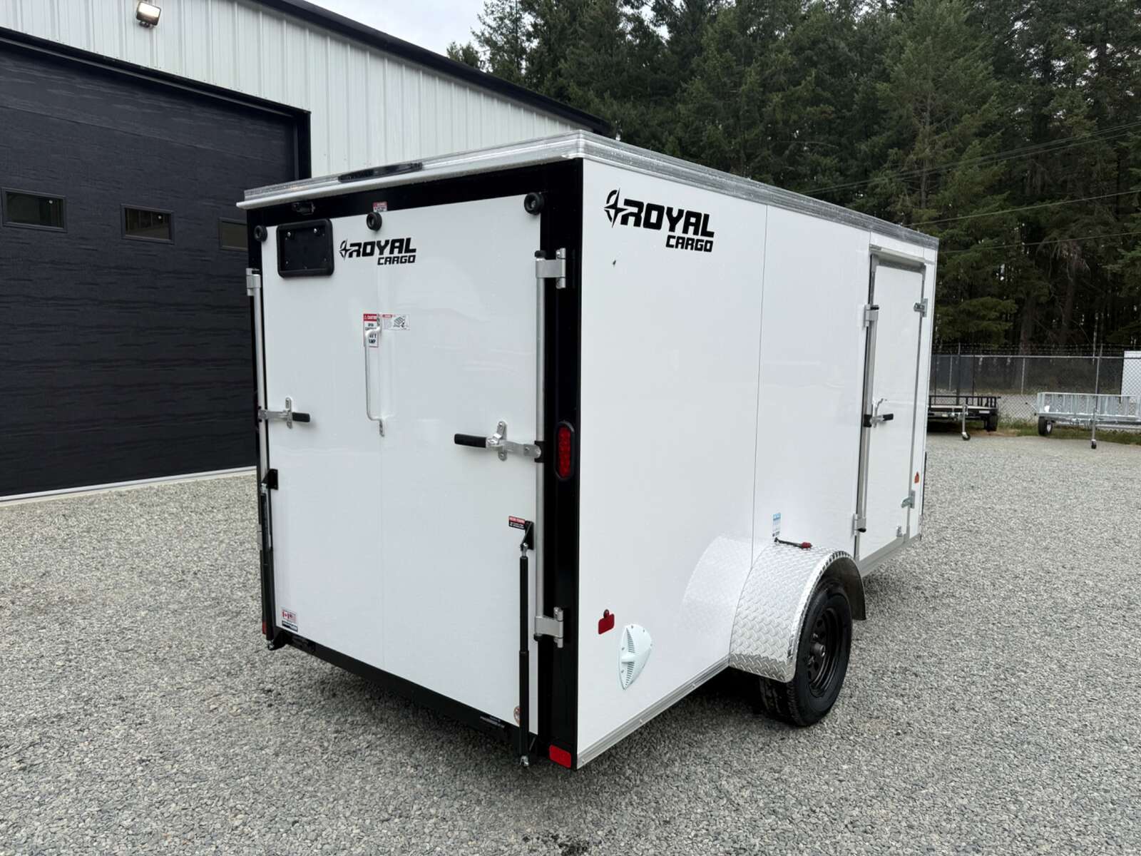 Photo of 2027 Royal Cargo 6X12' +V - 2,990lb GVW - 72" Interior - Ramp Door