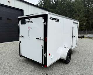 Thumbnail Photo of 2027 Royal Cargo 6X12' +V - 2,990lb GVW - 72" Interior - Ramp Door