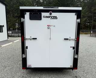 Thumbnail Photo of 2027 Royal Cargo 6X12' +V - 2,990lb GVW - 72" Interior - Ramp Door