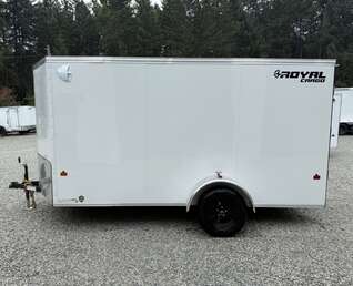 Thumbnail Photo of 2027 Royal Cargo 6X12' +V - 2,990lb GVW - 72" Interior - Ramp Door
