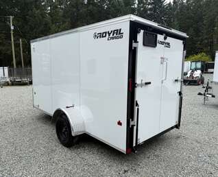 Thumbnail Photo of 2027 Royal Cargo 6X12' +V - 2,990lb GVW - 72" Interior - Ramp Door