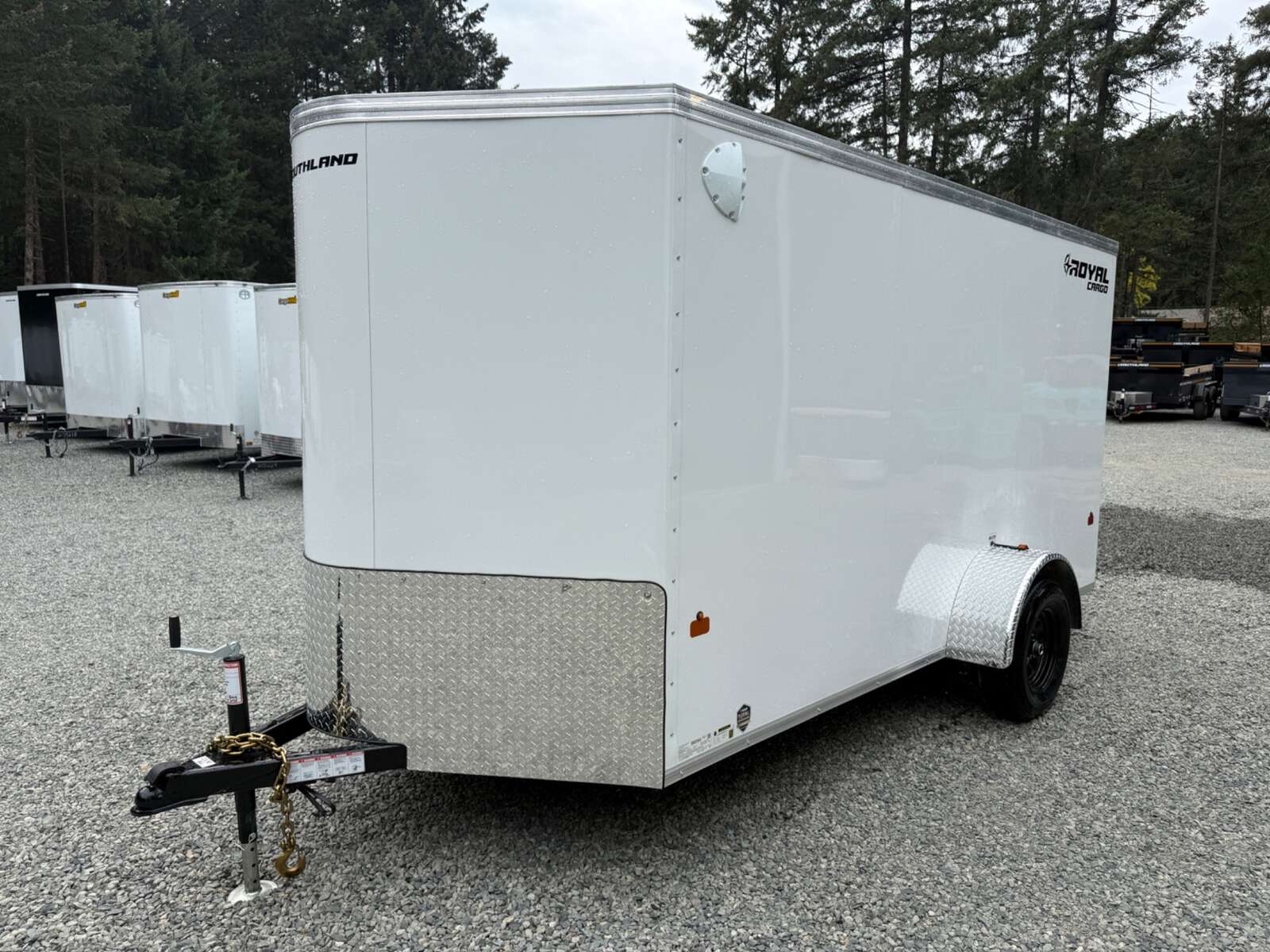 Photo of 2027 Royal Cargo 6X12' +V - 2,990lb GVW - 72" Interior - Ramp Door