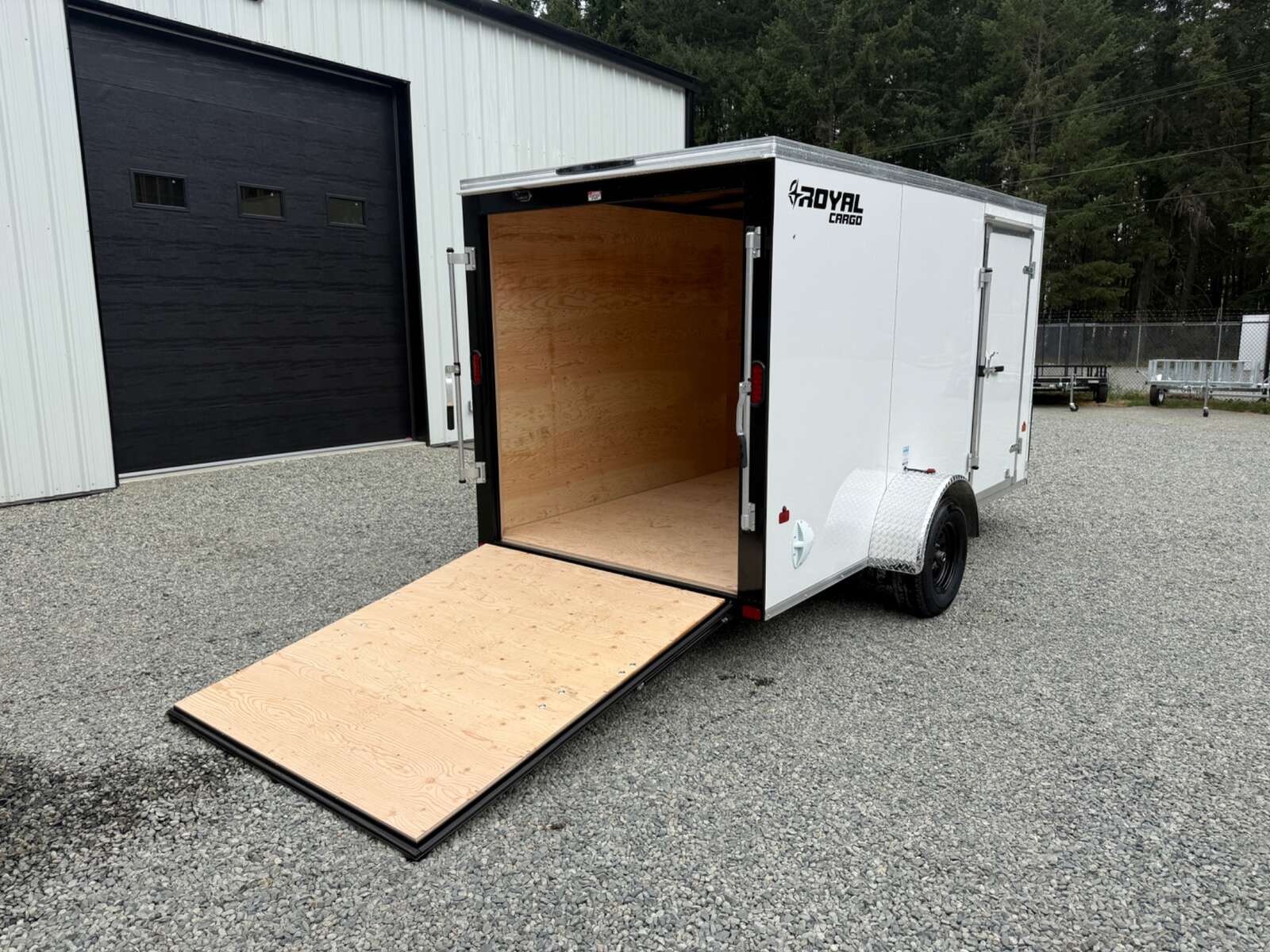 Photo of 2027 Royal Cargo 6X12' +V - 2,990lb GVW - 72" Interior - Ramp Door