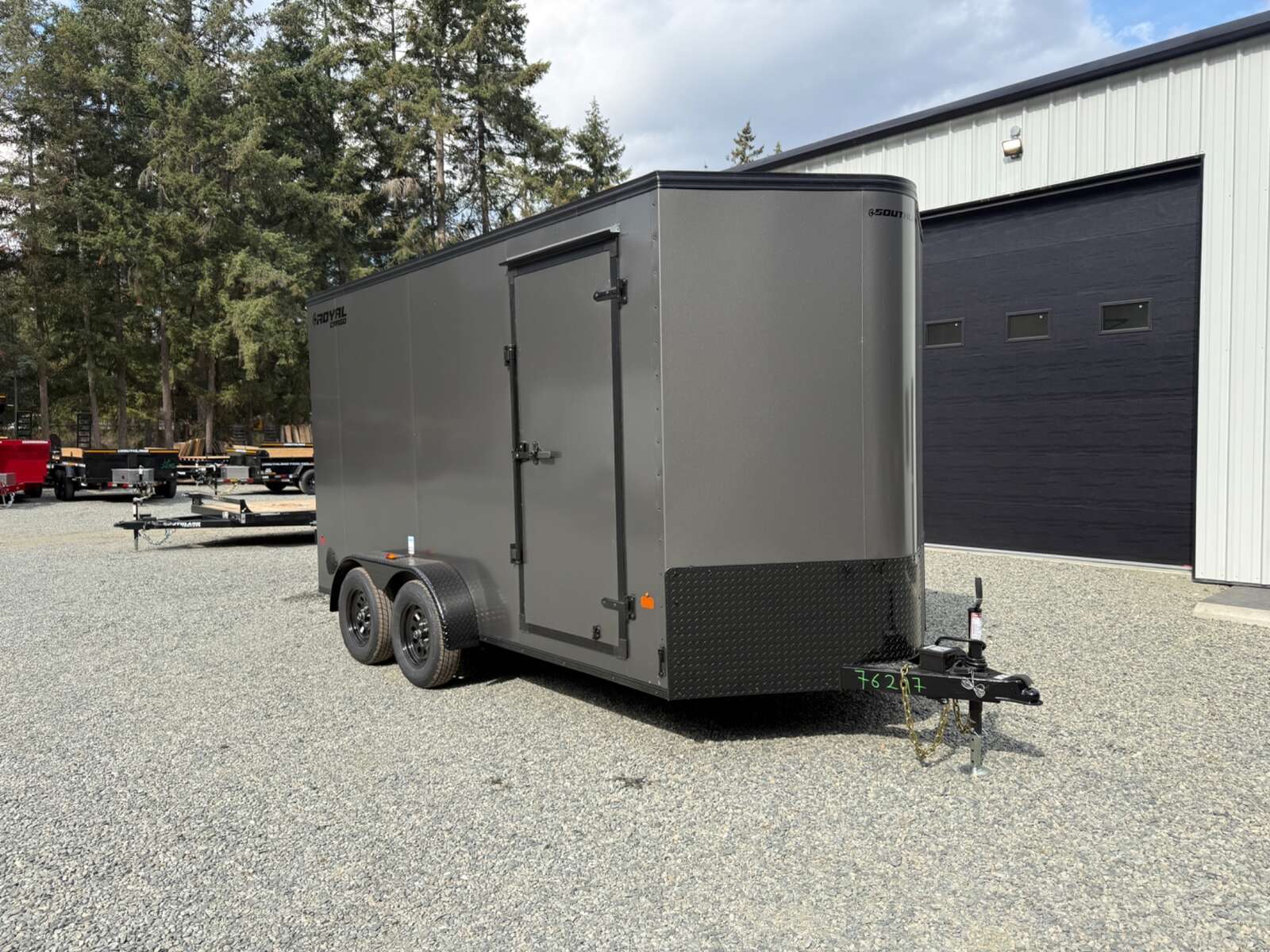 Photo of 2027 Royal Cargo 7X14+V 7700LB GVW - 86" INTERIOR - Barn Doors - Blackout Pkg