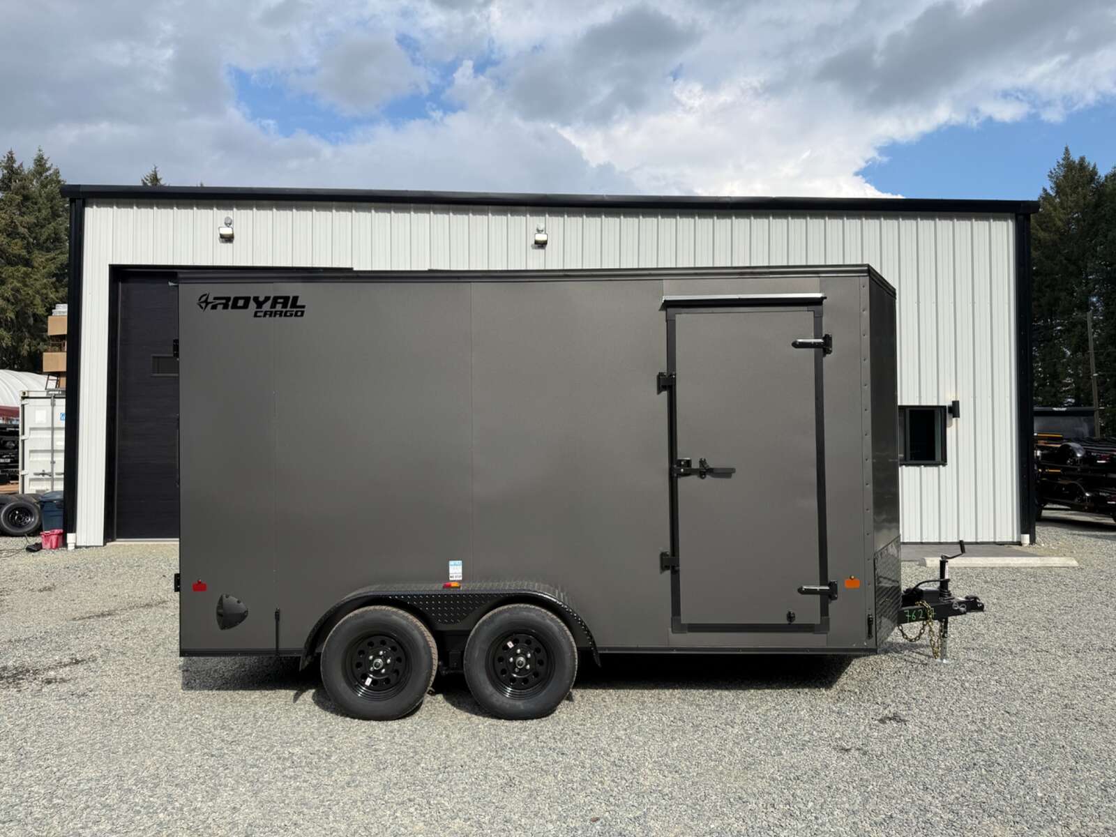 Photo of 2027 Royal Cargo 7X14+V 7700LB GVW - 86" INTERIOR - Barn Doors - Blackout Pkg
