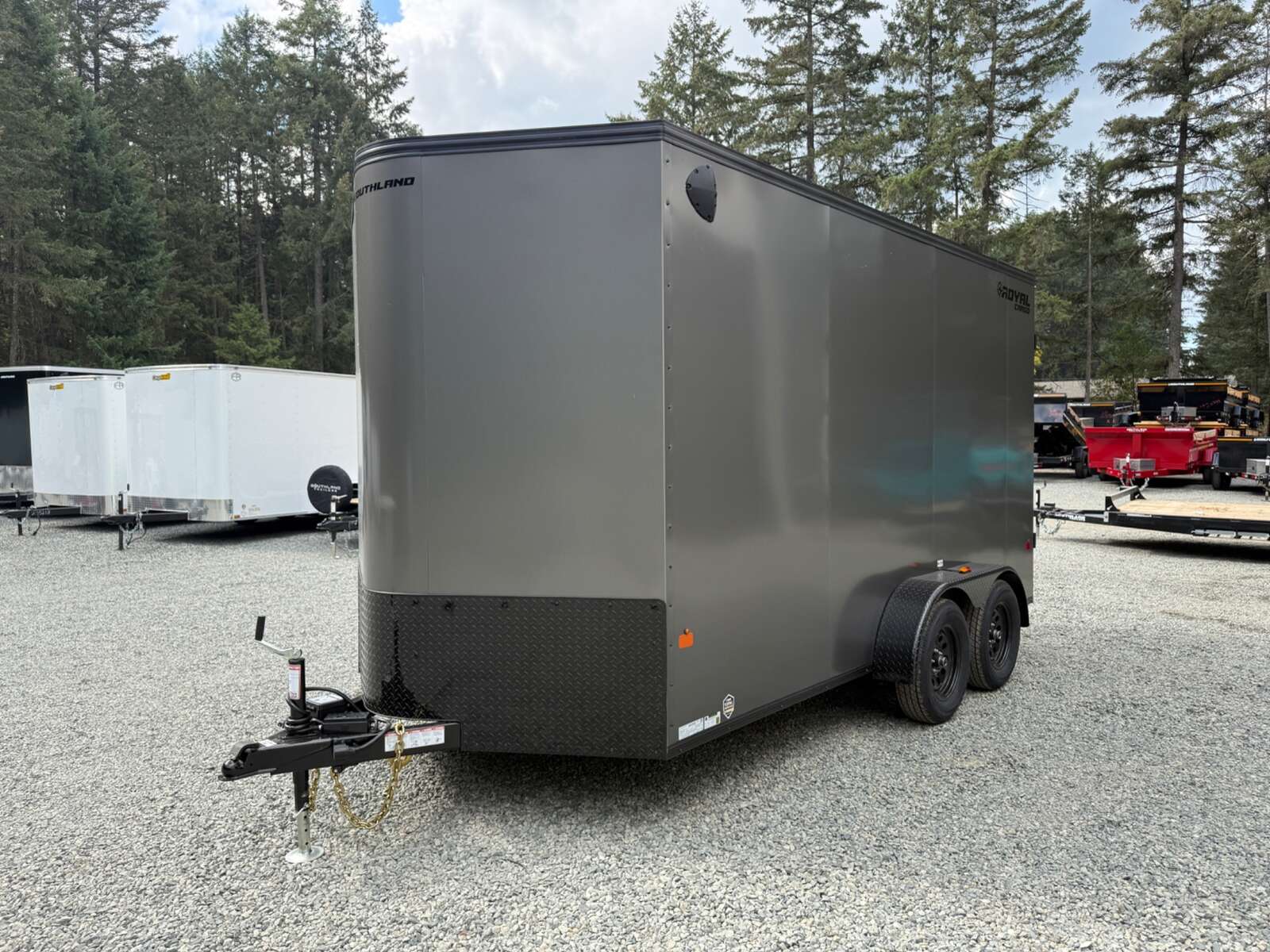 Photo of 2027 Royal Cargo 7X14+V 7700LB GVW - 86" INTERIOR - Barn Doors - Blackout Pkg