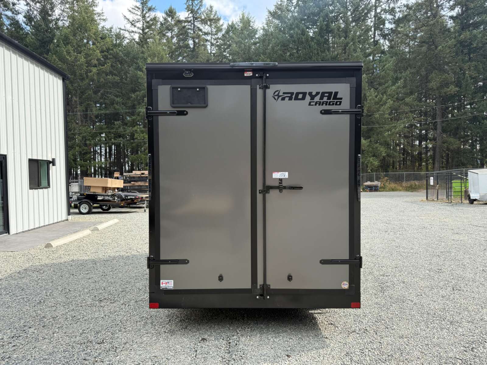 Photo of 2027 Royal Cargo 7X14+V 7700LB GVW - 86" INTERIOR - Barn Doors - Blackout Pkg