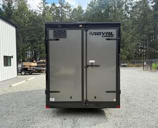 Thumbnail Photo of 2027 Royal Cargo 7X14+V 7700LB GVW - 86" INTERIOR - Barn Doors - Blackout Pkg