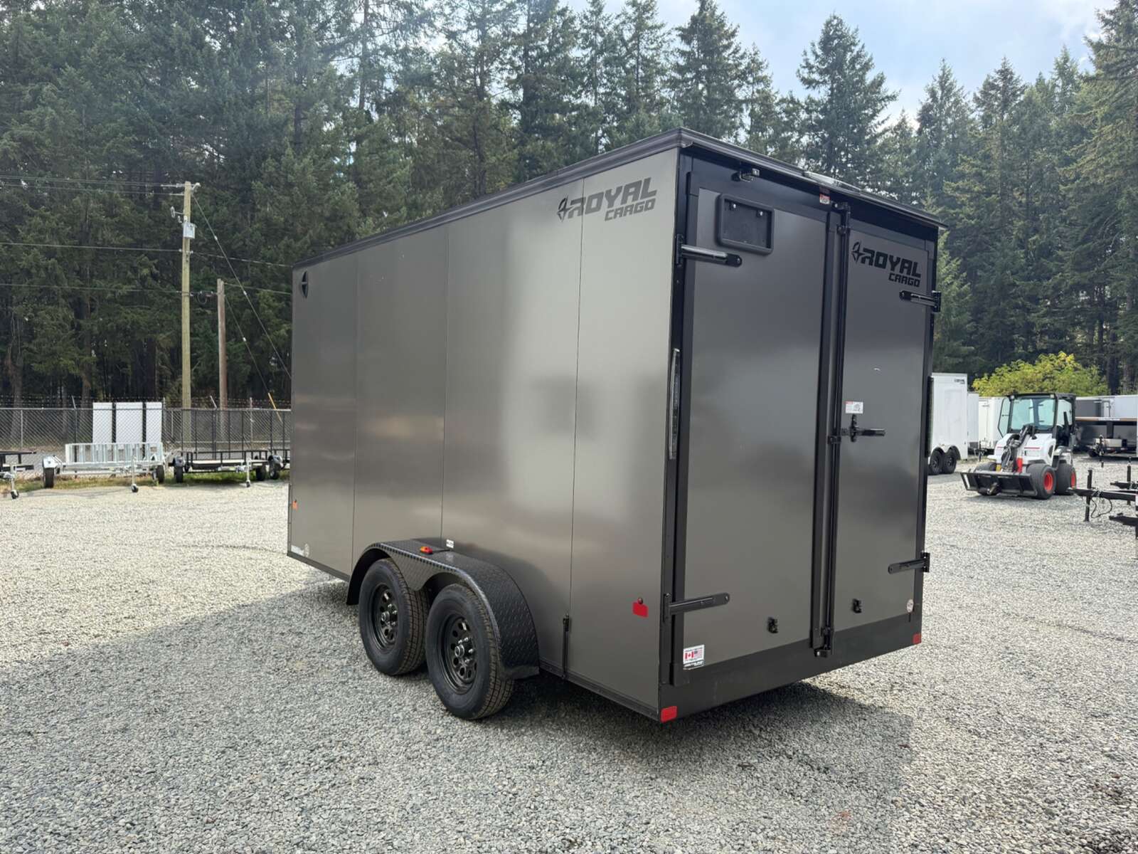 Photo of 2027 Royal Cargo 7X14+V 7700LB GVW - 86" INTERIOR - Barn Doors - Blackout Pkg