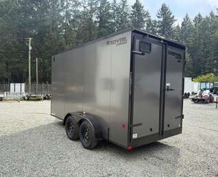 Thumbnail Photo of 2027 Royal Cargo 7X14+V 7700LB GVW - 86" INTERIOR - Barn Doors - Blackout Pkg