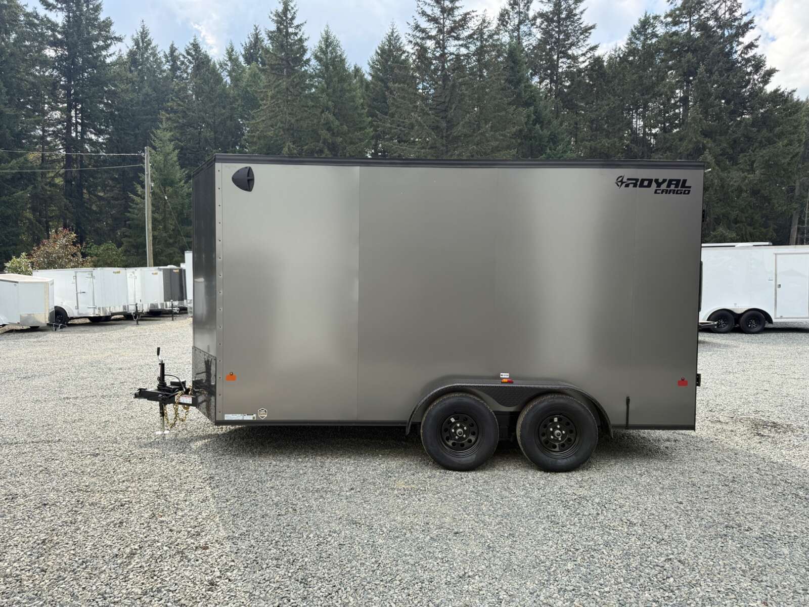 Photo of 2027 Royal Cargo 7X14+V 7700LB GVW - 86" INTERIOR - Barn Doors - Blackout Pkg