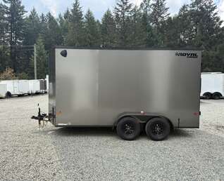 Thumbnail Photo of 2027 Royal Cargo 7X14+V 7700LB GVW - 86" INTERIOR - Barn Doors - Blackout Pkg