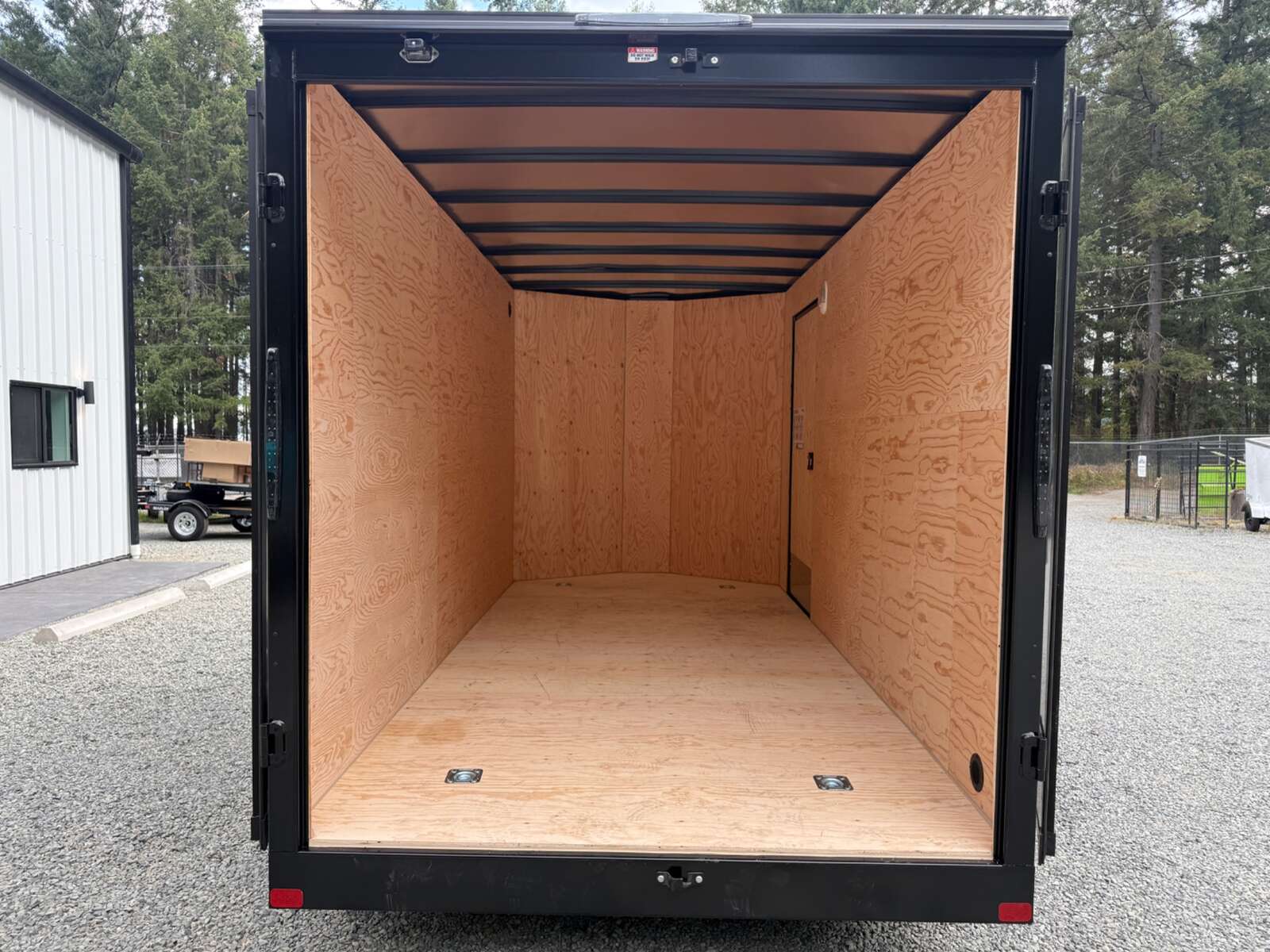 Photo of 2027 Royal Cargo 7X14+V 7700LB GVW - 86" INTERIOR - Barn Doors - Blackout Pkg