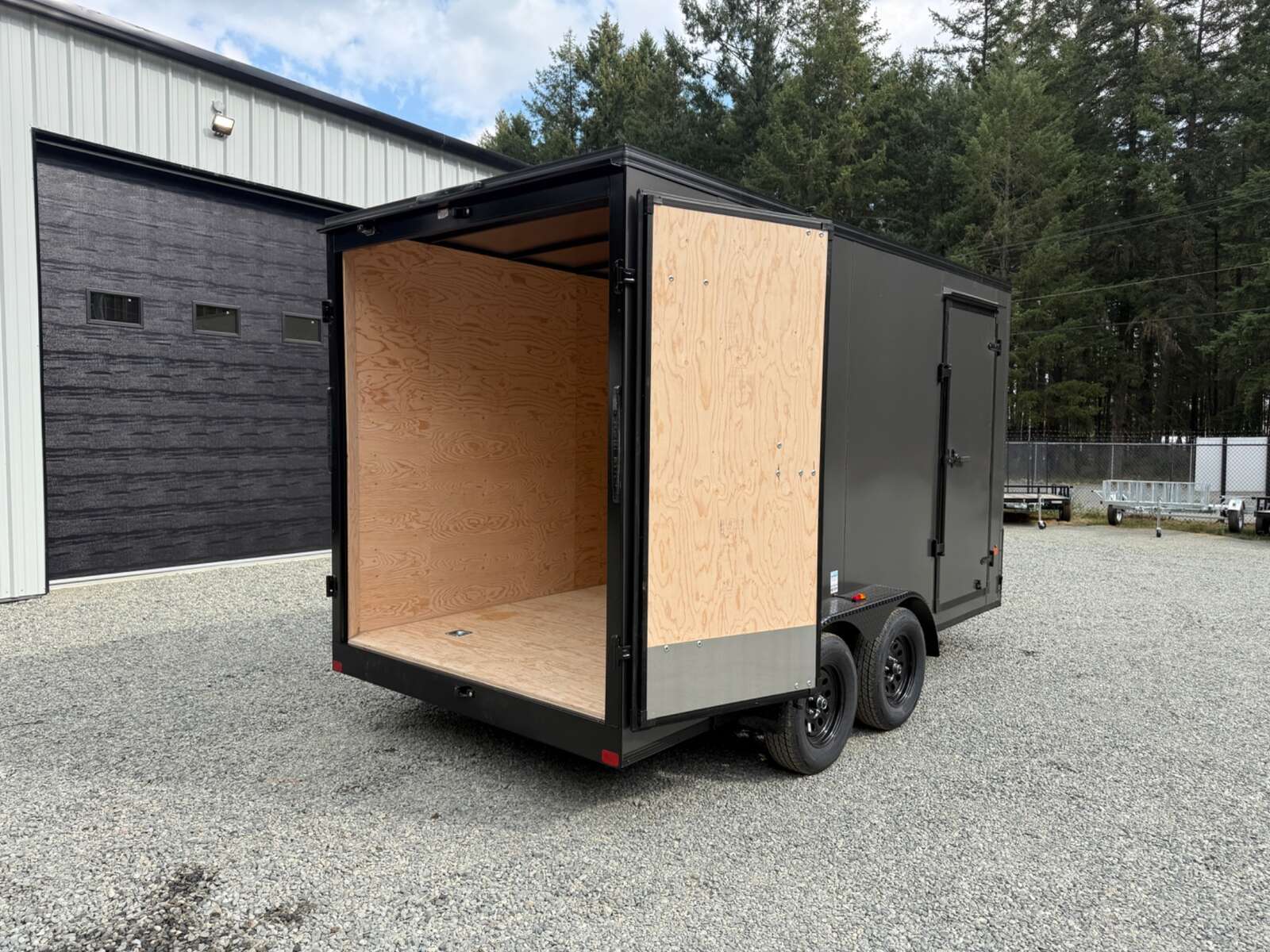 Photo of 2027 Royal Cargo 7X14+V 7700LB GVW - 86" INTERIOR - Barn Doors - Blackout Pkg