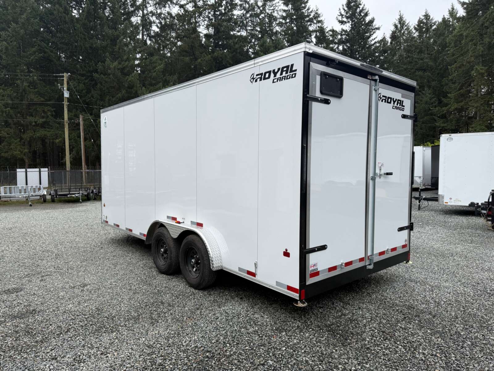 Photo of 2027 Royal Cargo 7.5x18+V 11,400lb GVWR - 86" Interior - Barn Doors 