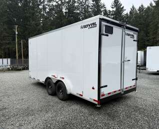 Thumbnail Photo of 2027 Royal Cargo 7.5x18+V 11,400lb GVWR - 86" Interior - Barn Doors 