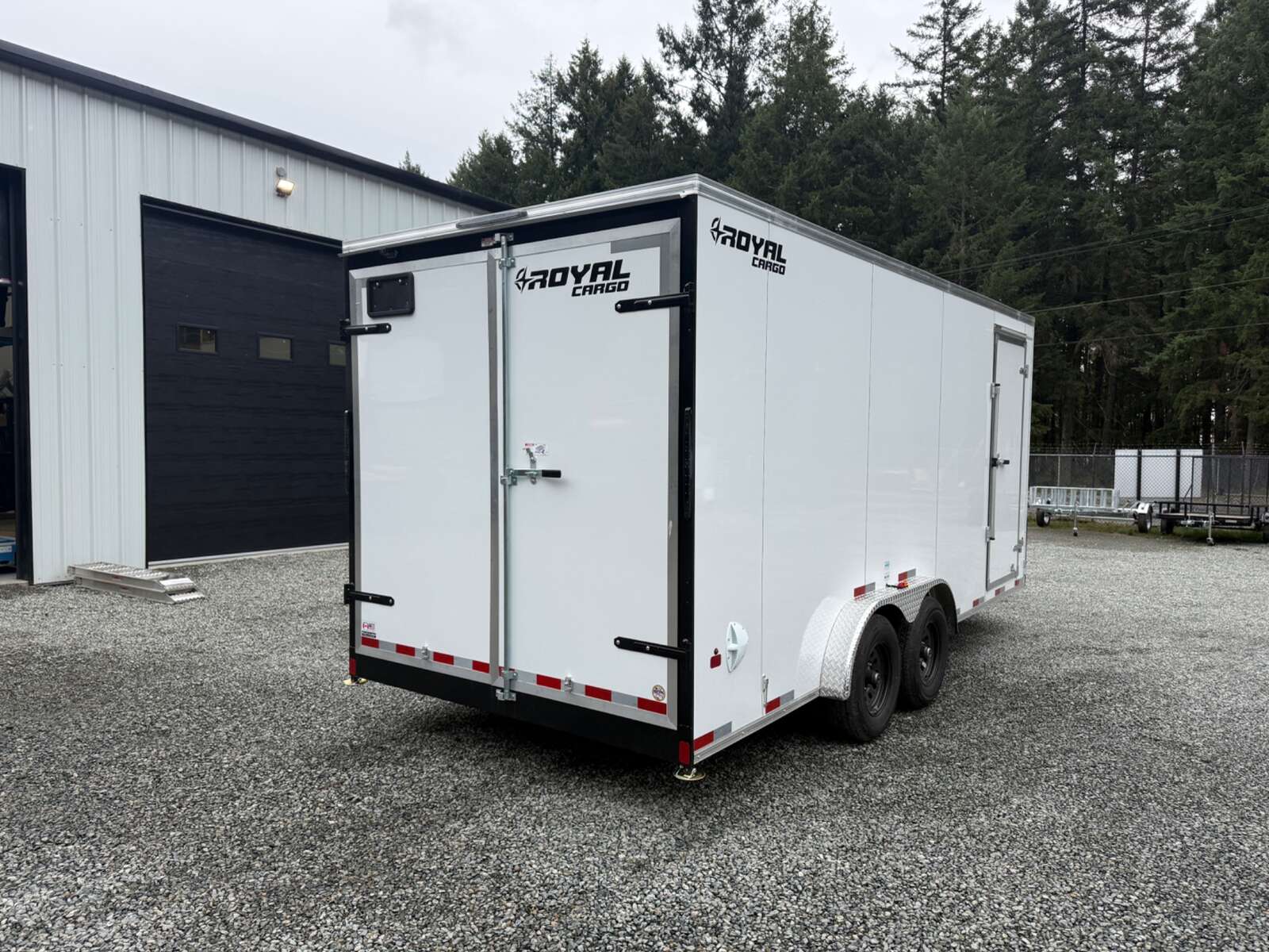 Photo of 2027 Royal Cargo 7.5x18+V 11,400lb GVWR - 86" Interior - Barn Doors 