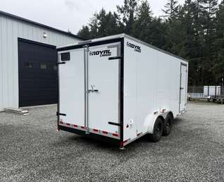 Thumbnail Photo of 2027 Royal Cargo 7.5x18+V 11,400lb GVWR - 86" Interior - Barn Doors 