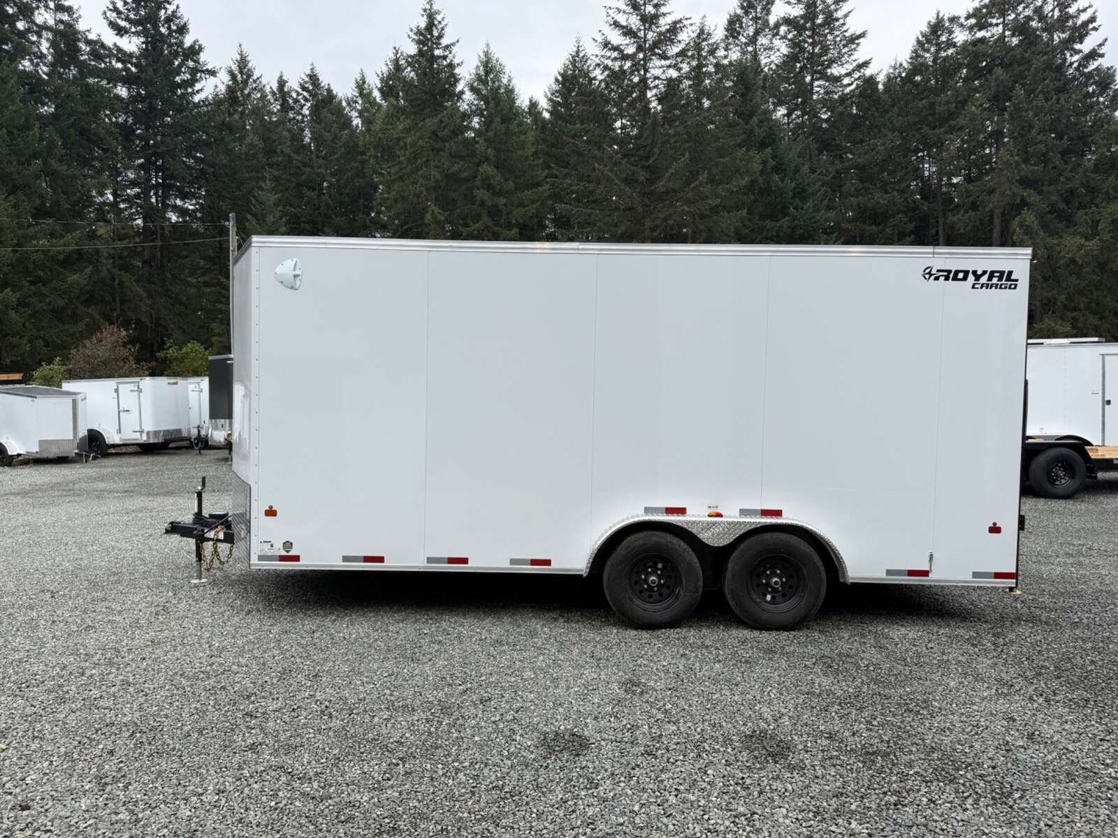 Photo of 2027 Royal Cargo 7.5x18+V 11,400lb GVWR - 86" Interior - Barn Doors 